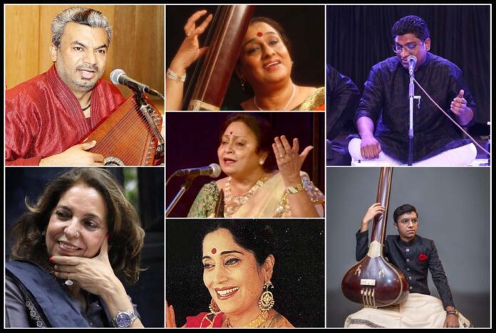 Padma Bhushan,Ustad Mushtaq Hussain Khan,Sangeet Natak Akademi Award,Ustad Ghulam Siraj Niazi,Ustad Ghulam Husain Khan,Smt. Minu Bakshi,Smt. Madhumita Ray,Vidushi Suman Devgan,Smt. Madan Bala Sindhu,Ghulam Aziz Khan Niazi,Ustad Ghulam Sadiq Khan