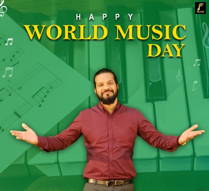 Music Gives soul to Universe, Let's Celebrate World Music day