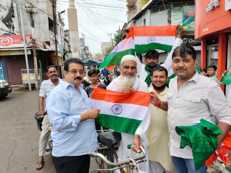 बड़ा बाजार यूथ विंग,तिरंगा यात्रा,राष्ट्रीय ध्वज तिरंगा ,चन्द्र प्रकाश जैन,स्वतंत्रता दिवस,आजादी के अमृत महोत्सव,