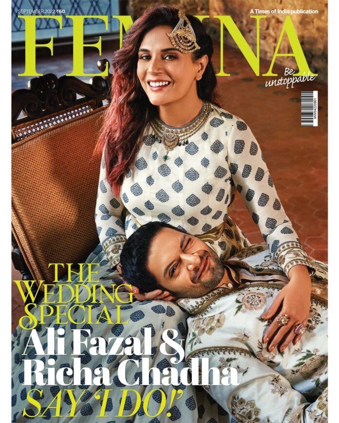 Richa Chadha ,Ali Fazal , Femina magazine,