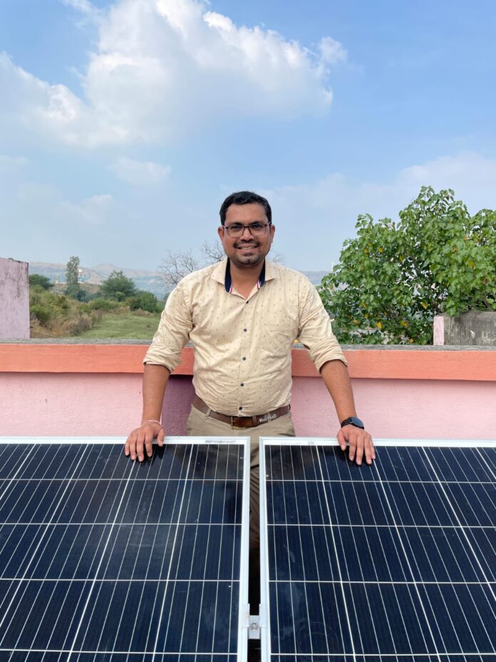 The Solar Man,Sachin Drupada Yashwant Shigwan,Solar Man in India,Earth Champion,Solar Man Sachin Shigwan,