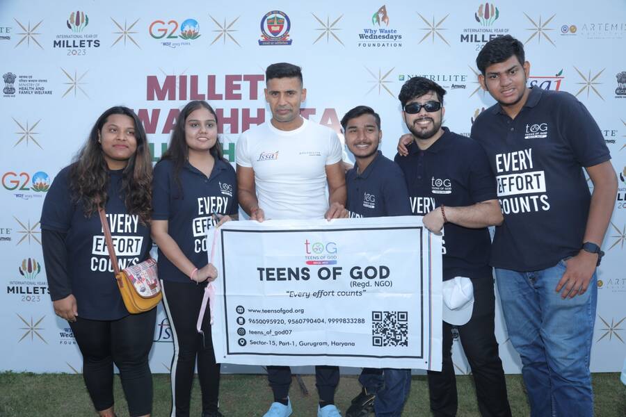 Millet Swachhata Walkathon,Eat Right Millet Mela,Nutrilite Amway, FSSAI