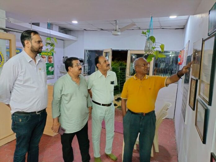 Hazaribagh Youth Wing officials inspected Rohini Devi Rotary Netralaya