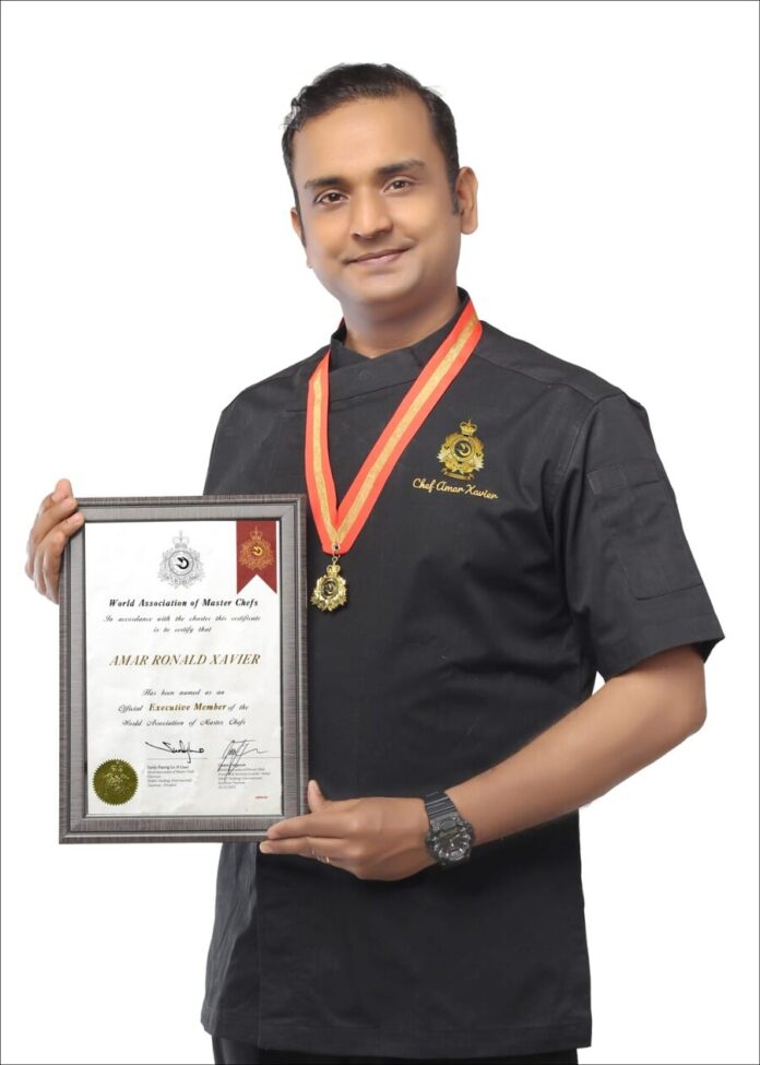 Chef Amar Ronald Xavier,Journe with Chef Amar,