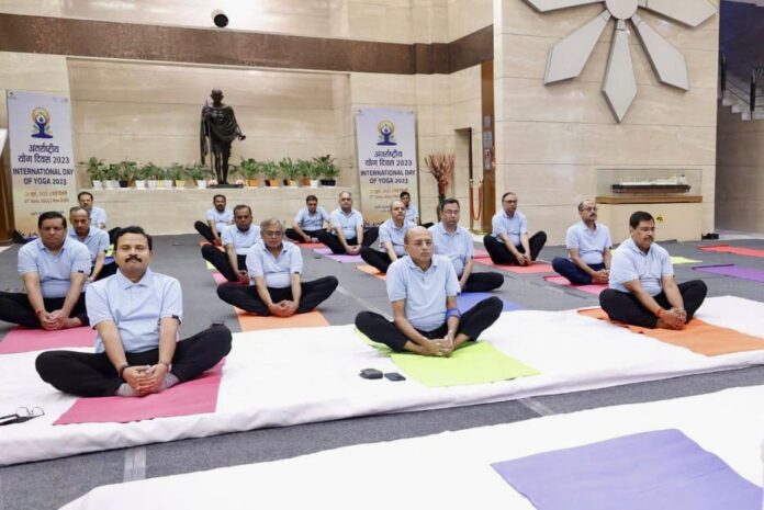 GAIL celebrates International Yoga Day