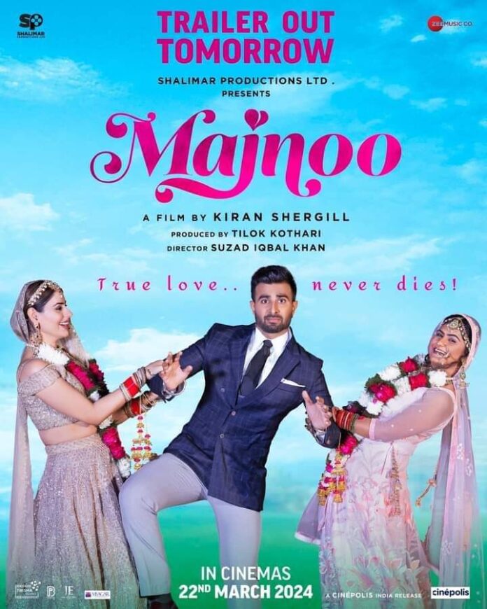 Producer Tilok Kothari's Punjabi romantic film Majnu will be released a week from today on March 22!