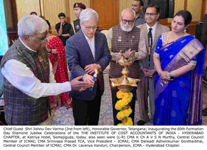 Cost and management accountants play a crucial role in the development of the country - Telangana Governor Jishnu Dev Verma