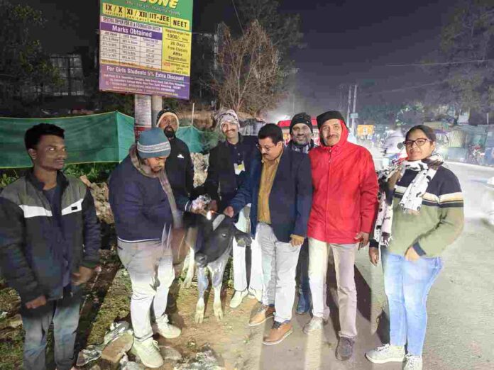 Hazaribagh Youth Wing's initiative Radium Belt Campaign for the protection of Mother Cow