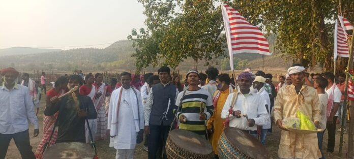 Sarhul Puja was celebrated with great pomp in Batuka Khapiya