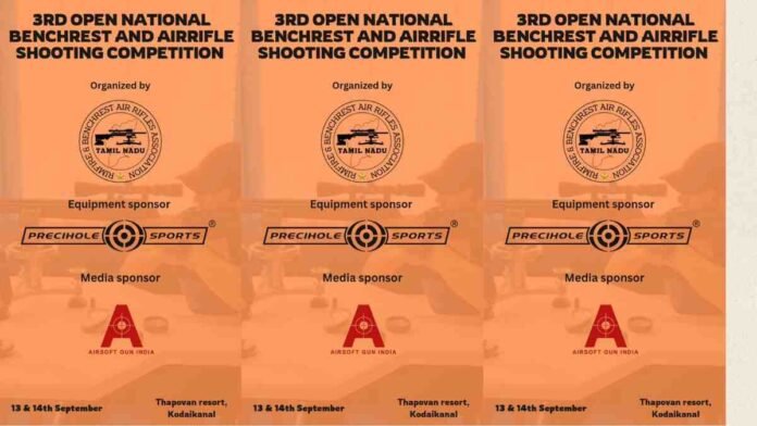 Airsoft Gun India Backs 2025 PCP Benchrest Shooting Championship in Kodaikanal.