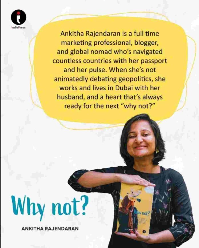 Author Ankitha Rajendaran